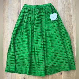 Kate Spade Target Collab Limited Edition Green A-Line Skirt